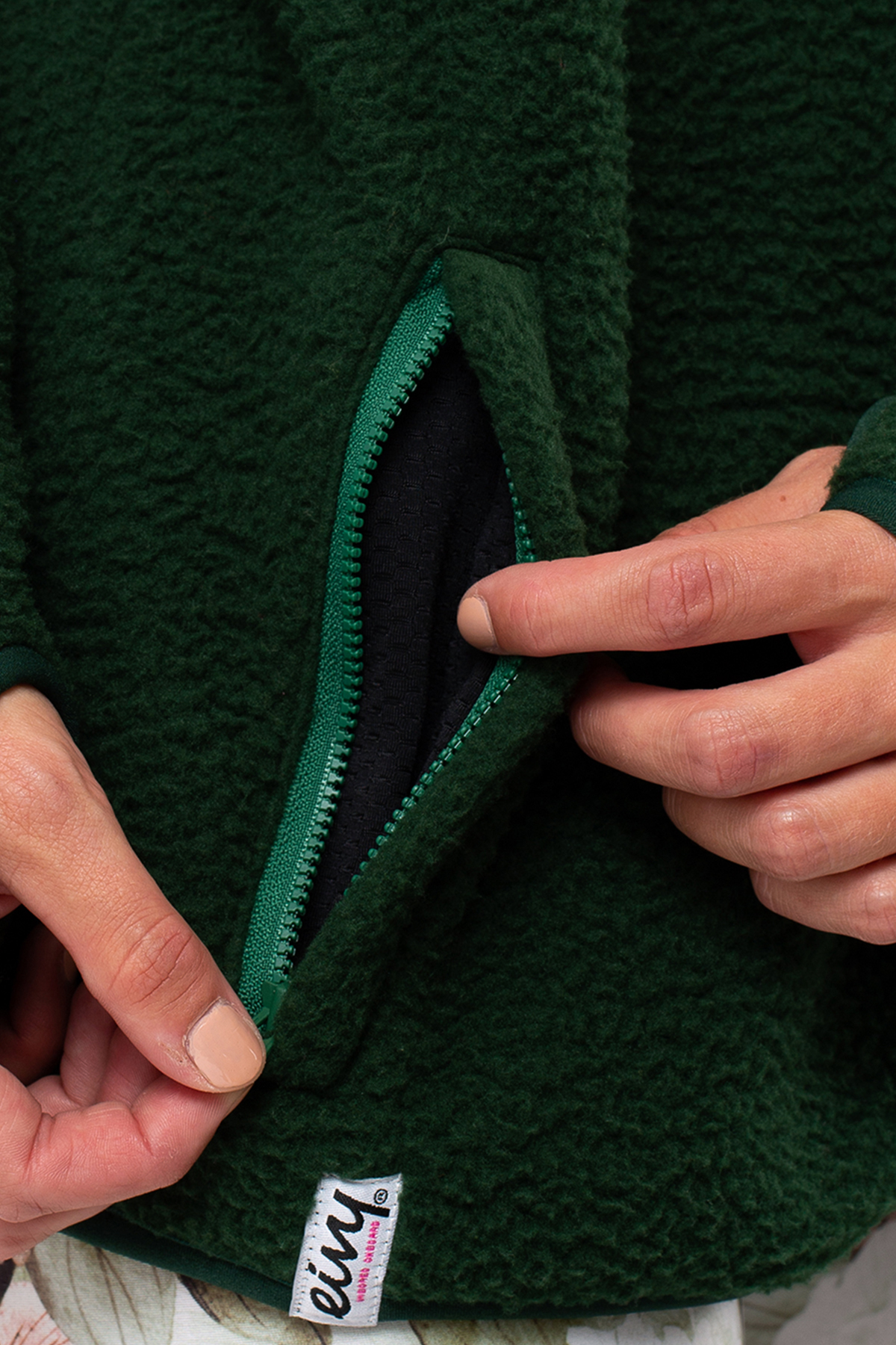 Fleece | Redwood Sherpa Jacket - Forest Green | XL