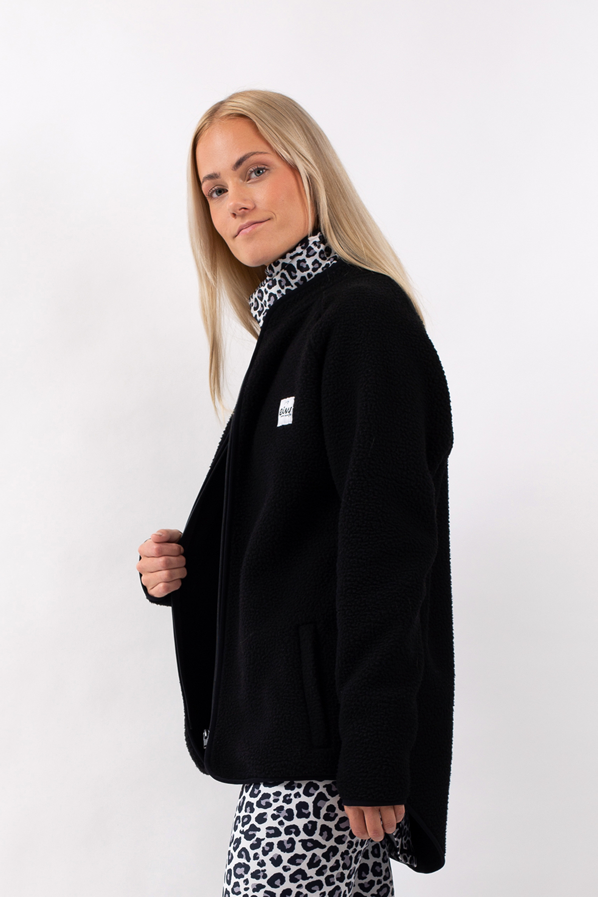 Fleece | Redwood Sherpa Jacket - Black | XXS