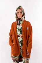 Fleece | Redwood Sherpa Coat - Rust | XL