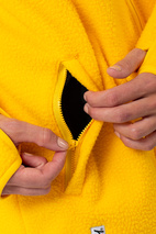 Fleece | Bear Sherpa Jacket - Yellow Bee | XS