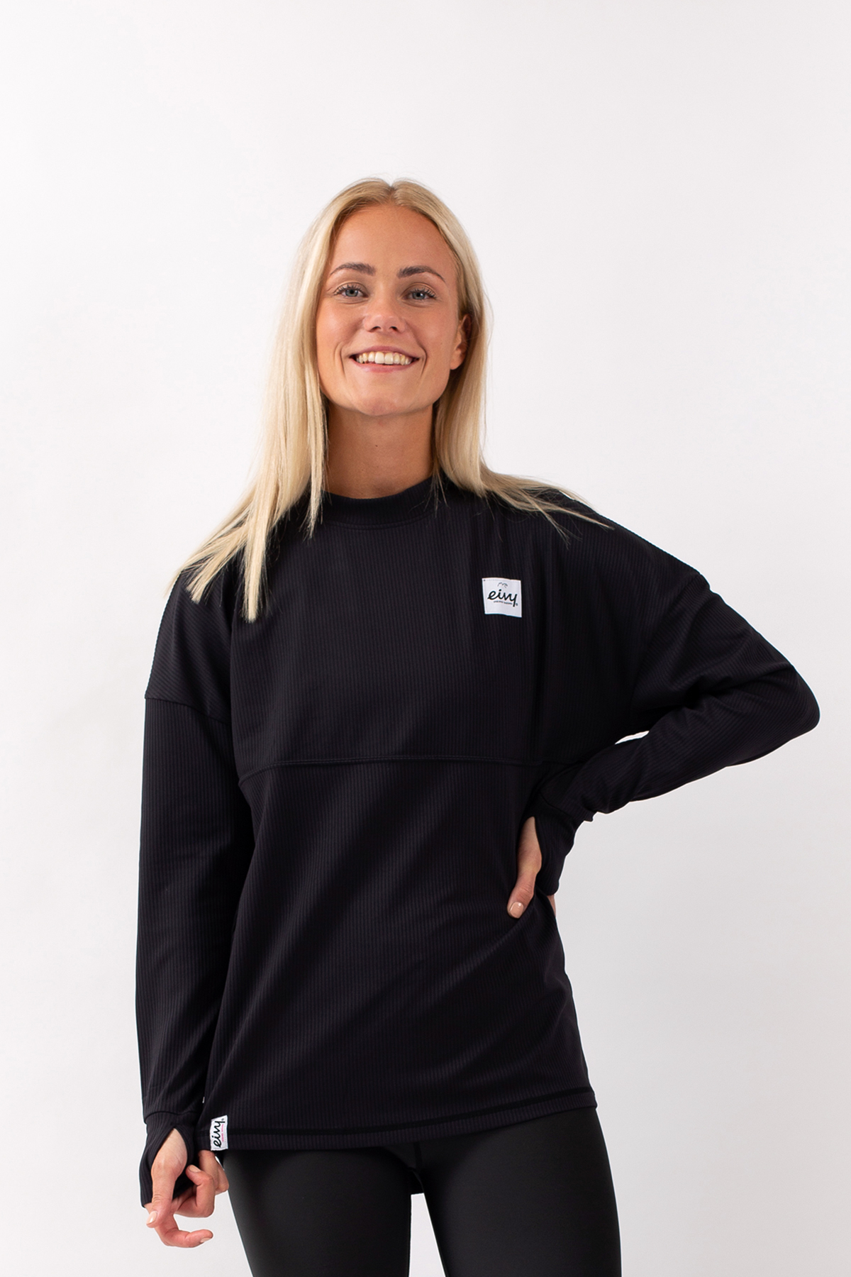 Base Layer | Venture Rib Top - Black
