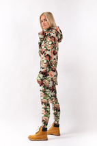 Icecold Zip Hood Top - Autumn Bloom