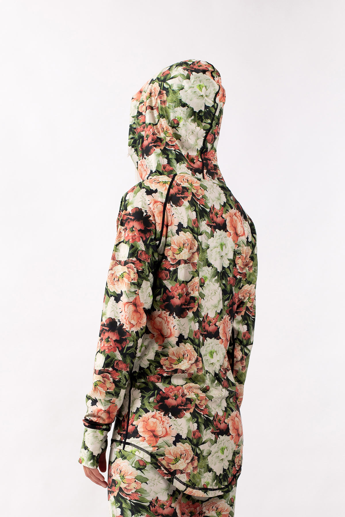 Icecold Zip Hood Top - Autumn Bloom