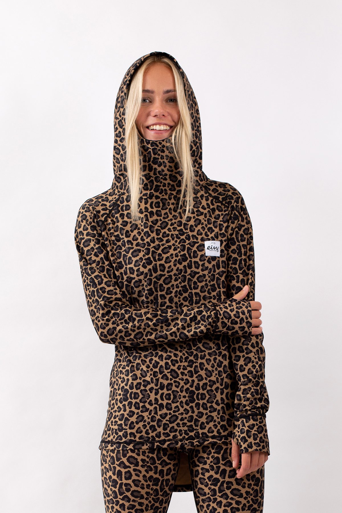 Underställ | Icecold Hood Top - Leopard