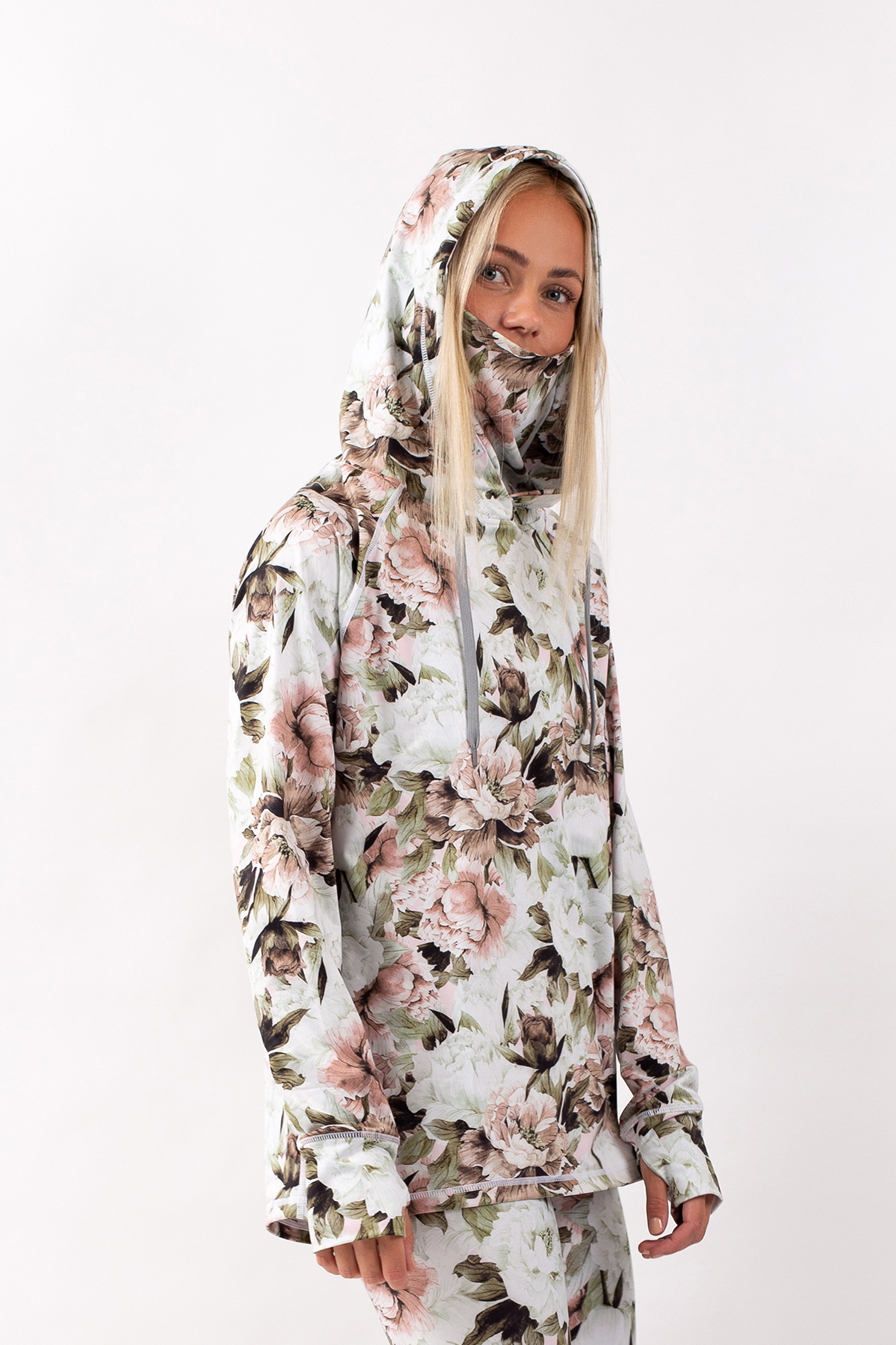 Funktionsunterwäsche | Boyfriends Fit Hoodie Top - Bloom