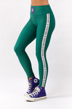 Base Layer | Icecold Tights - Green & Purple | XS