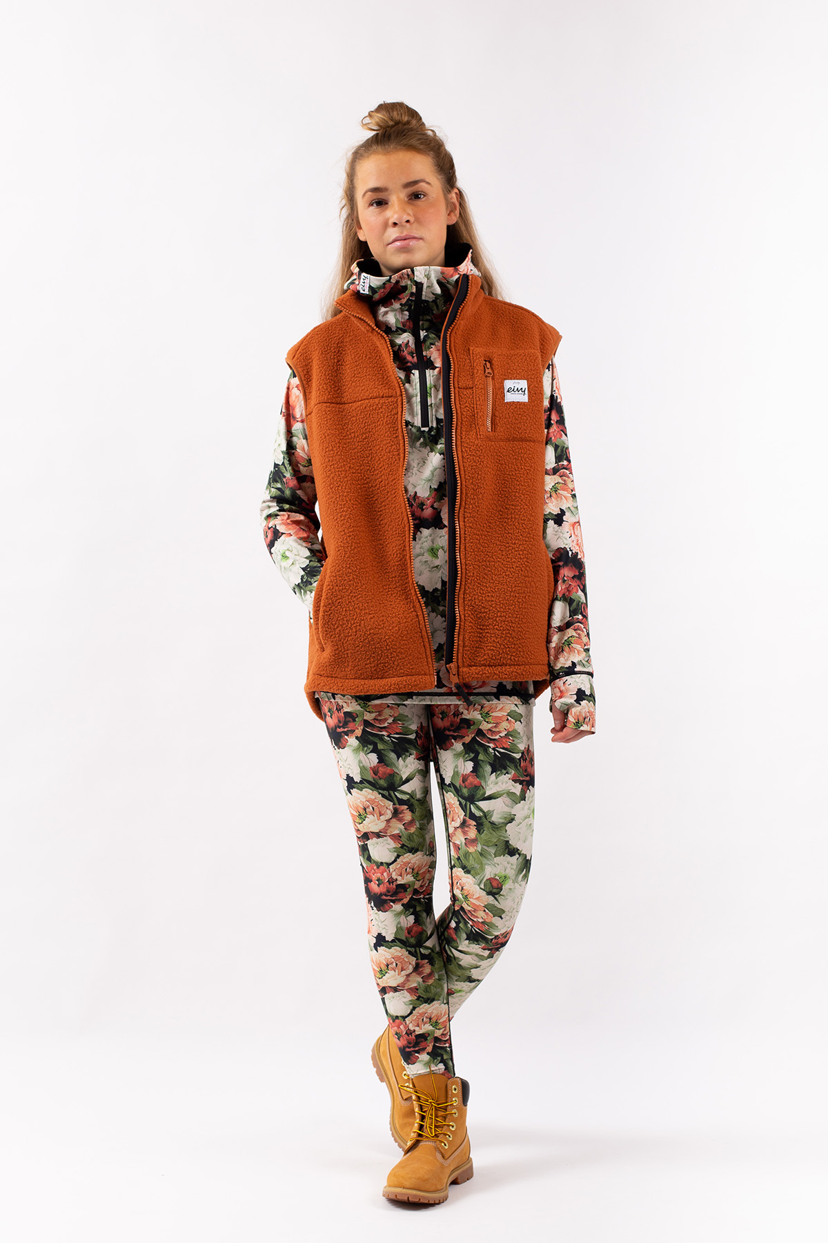 Fleece | Lumberjackie Sherpa Vest - Rust | L