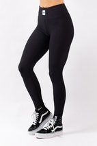 Icecold Rib Tights - Black | XXS