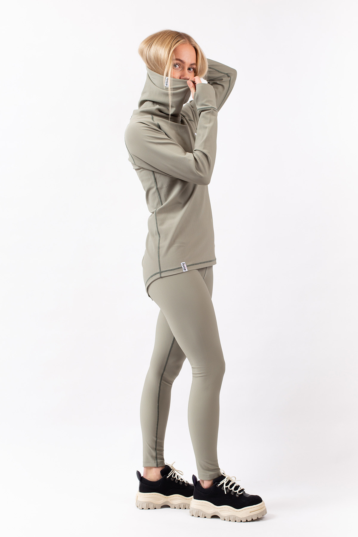 Base Layer | Icecold Gaiter Rib Top - Faded Oak