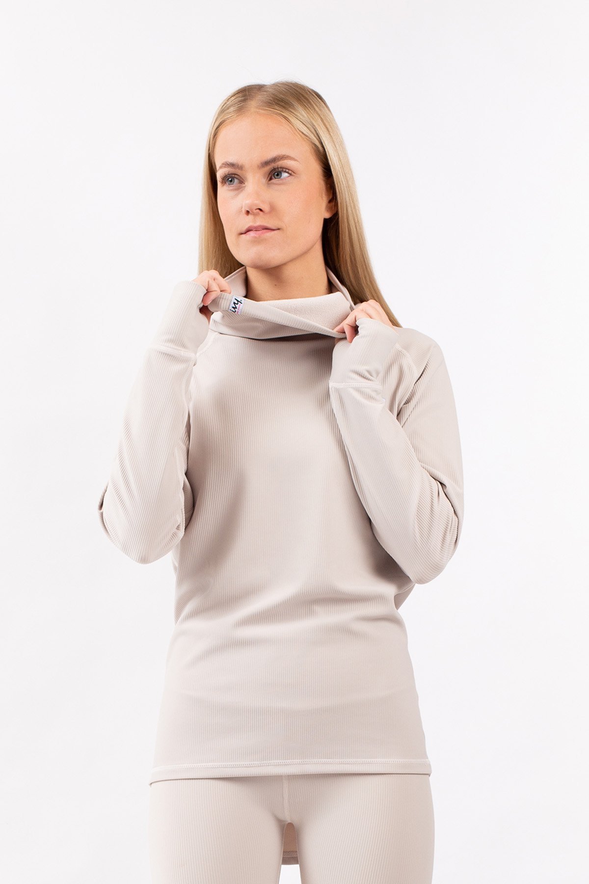 Base Layer | Icecold Rib Top - Faded Cloud