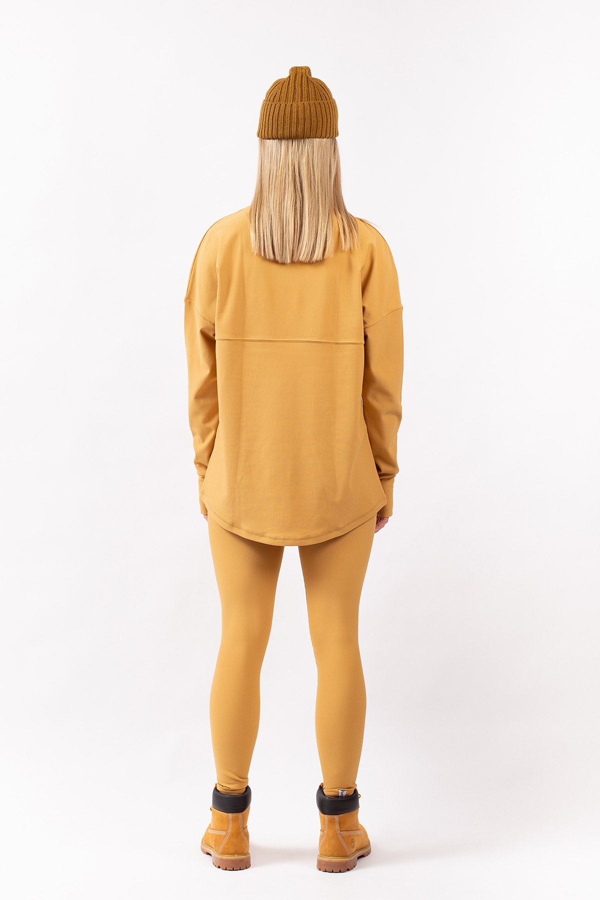 Base Layer | Venture Rib Top - Faded Amber | S