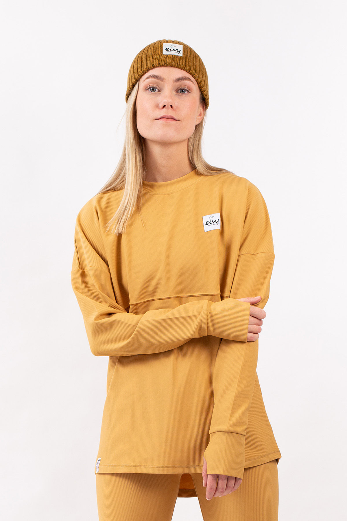 Base Layer | Venture Rib Top - Faded Amber | S