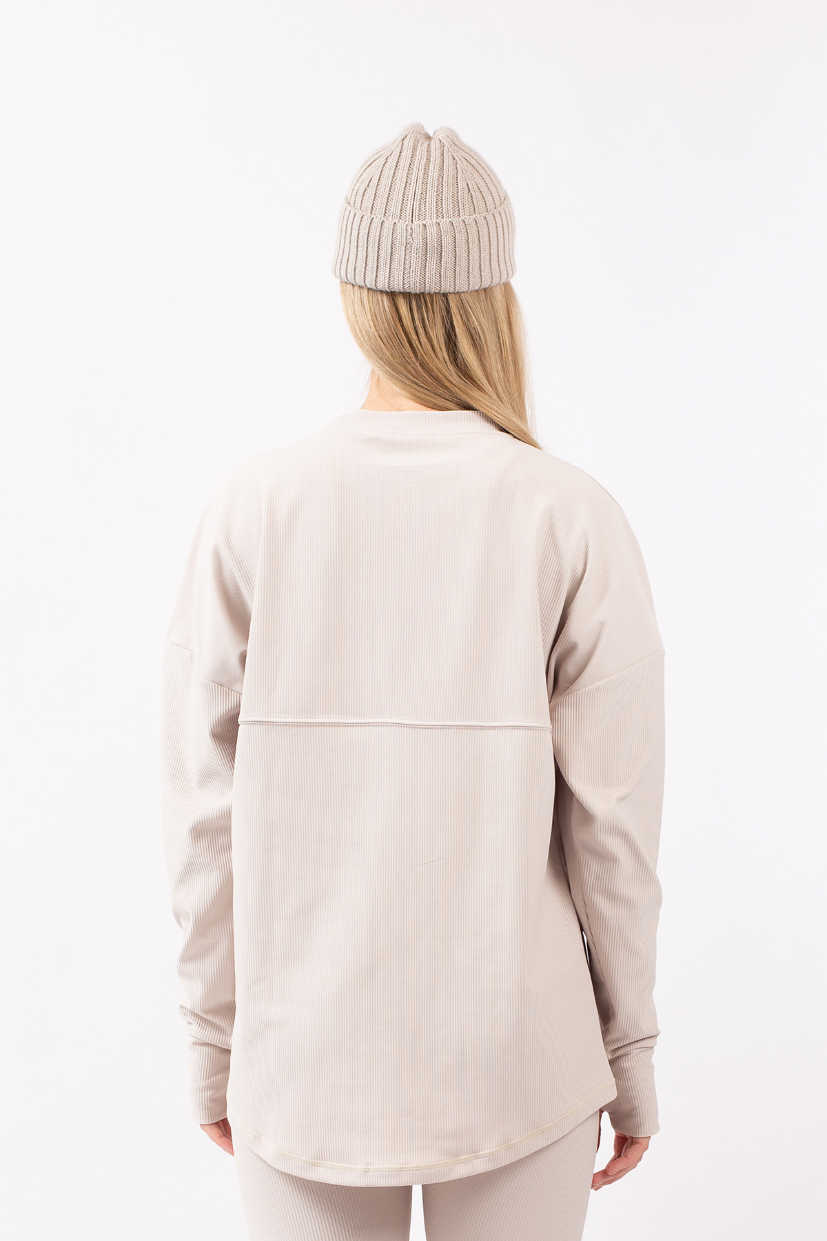 Venture Rib Top - Faded Cloud