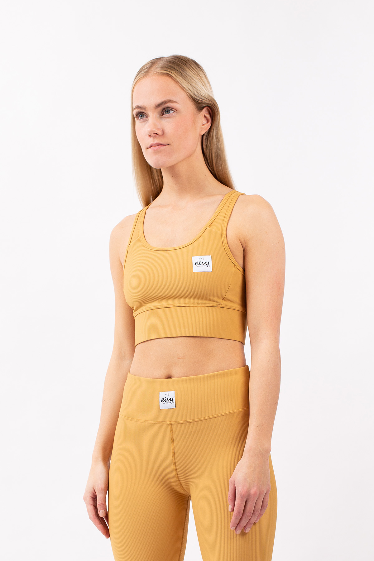 Rider Rib Sports Bra - Faded Amber