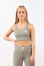 Rider Rib Sports Bra - Faded Oak | XXL