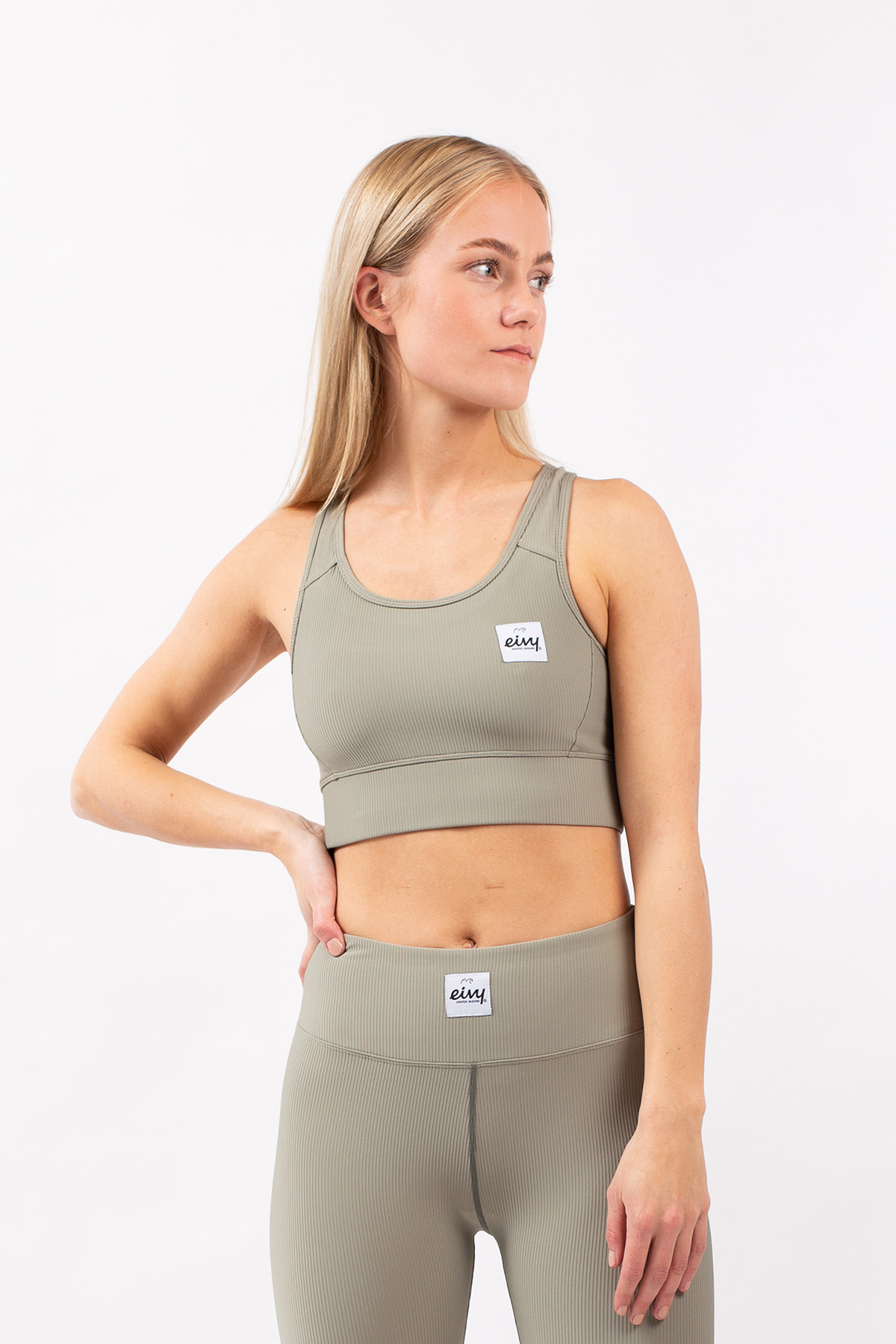 Rider Rib Sports Bra - Faded Oak | L