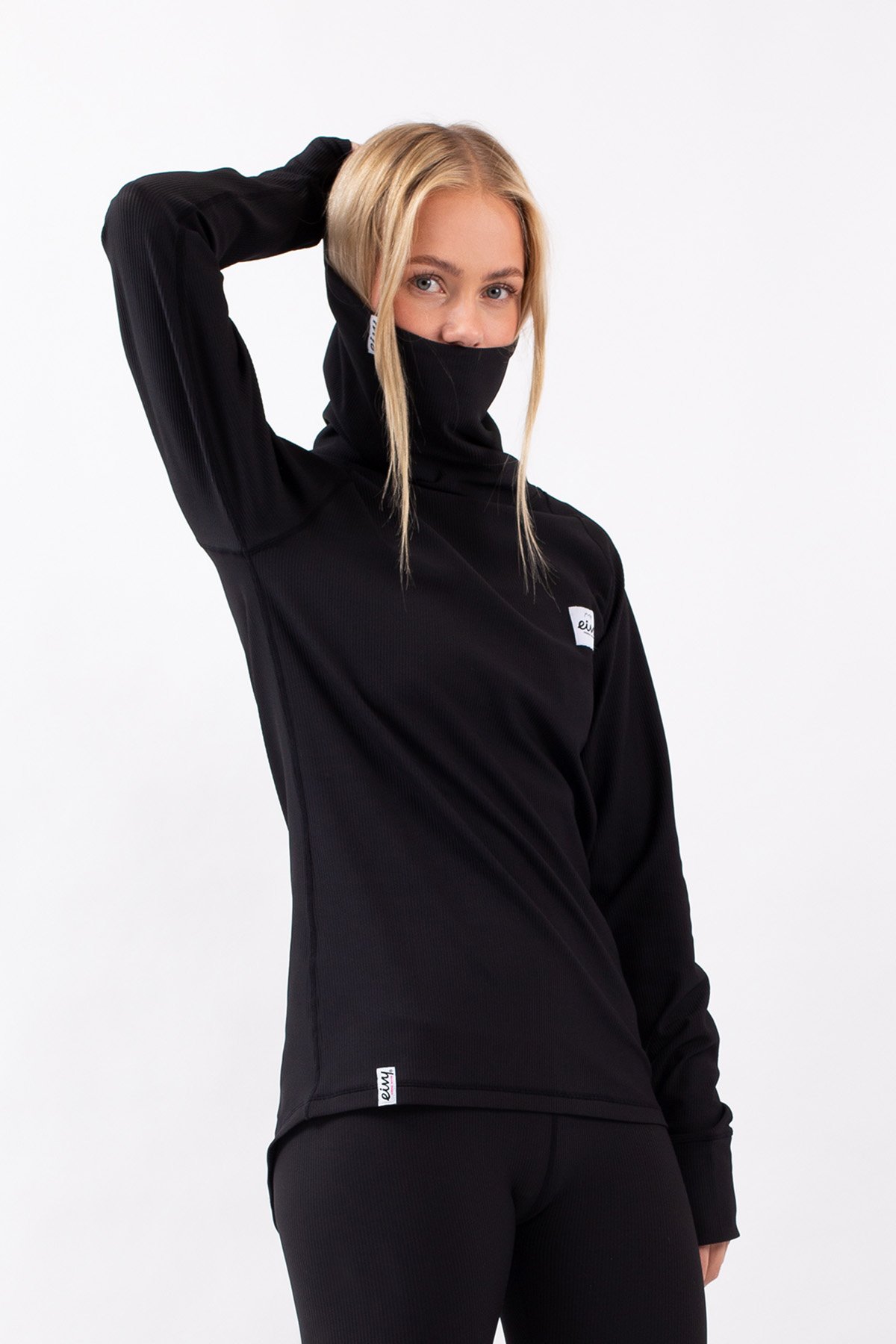 Base Layer | Icecold Gaiter Rib Top - Black