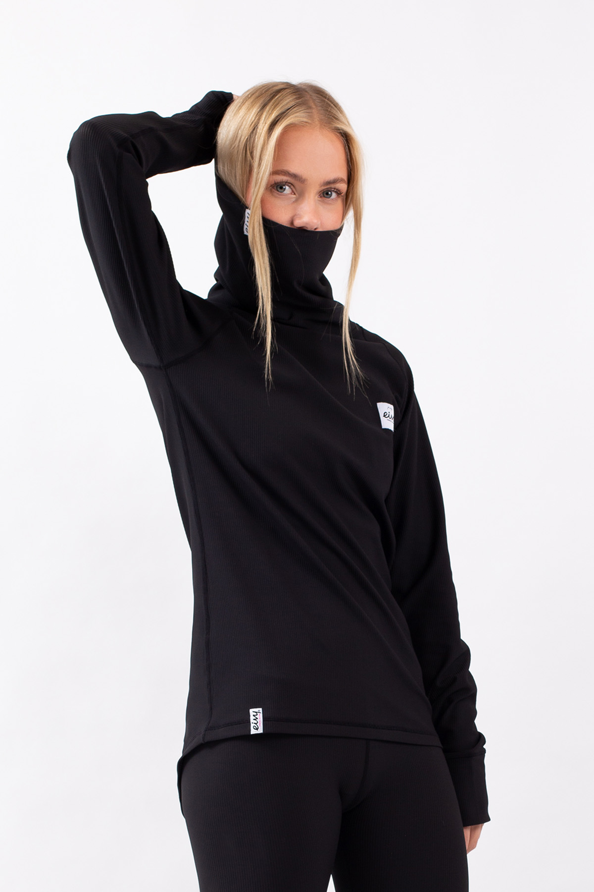 Icecold Gaiter Rib Top - Black | S