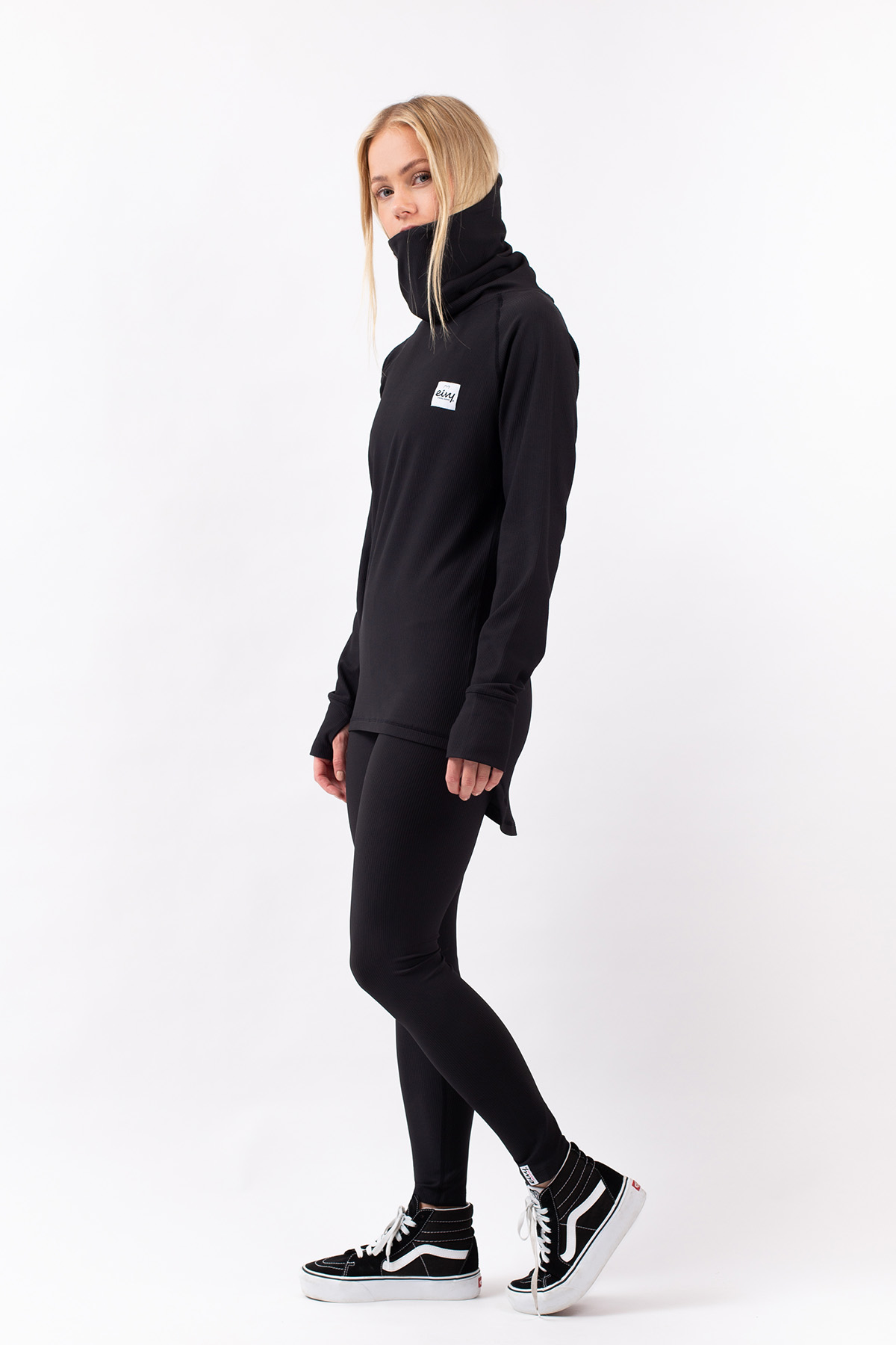 Base Layer | Icecold Gaiter Rib Top - Black