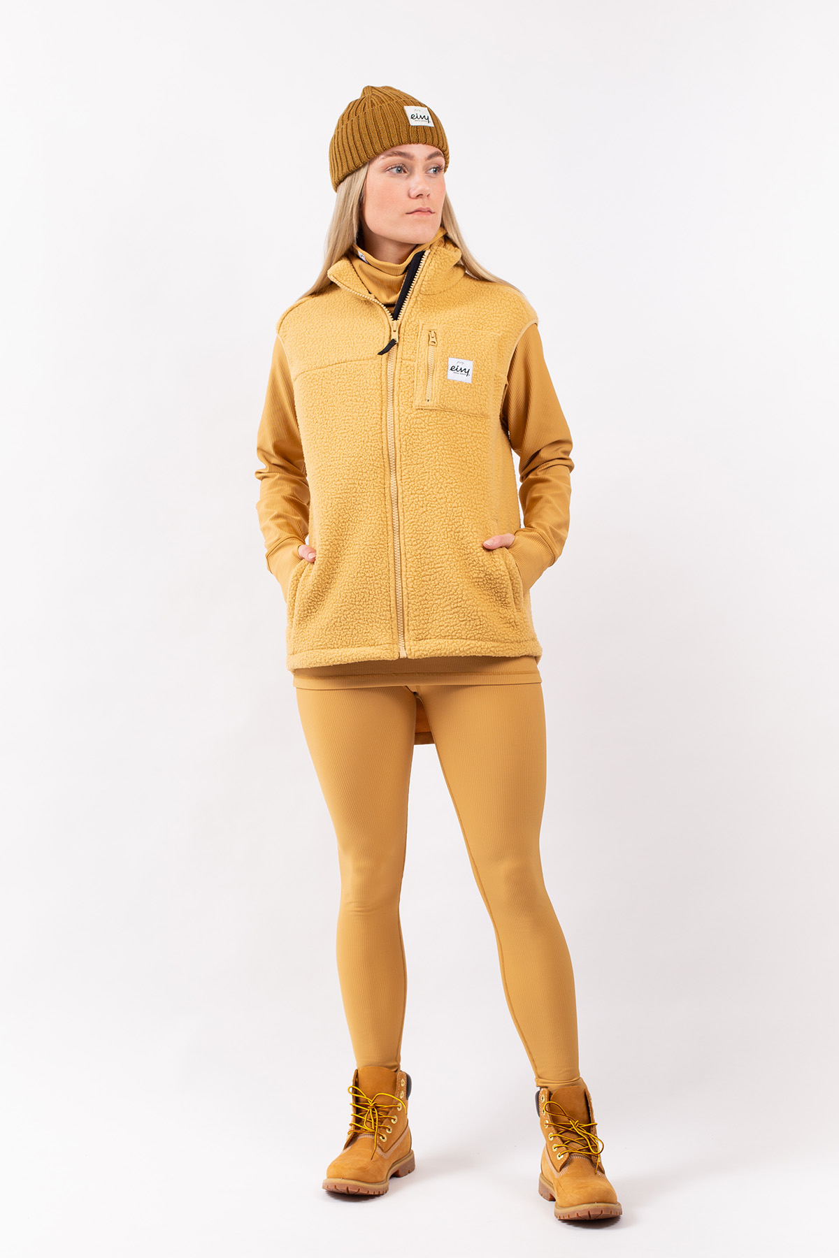 Lumberjackie Sherpa Vest - Faded Amber | XL