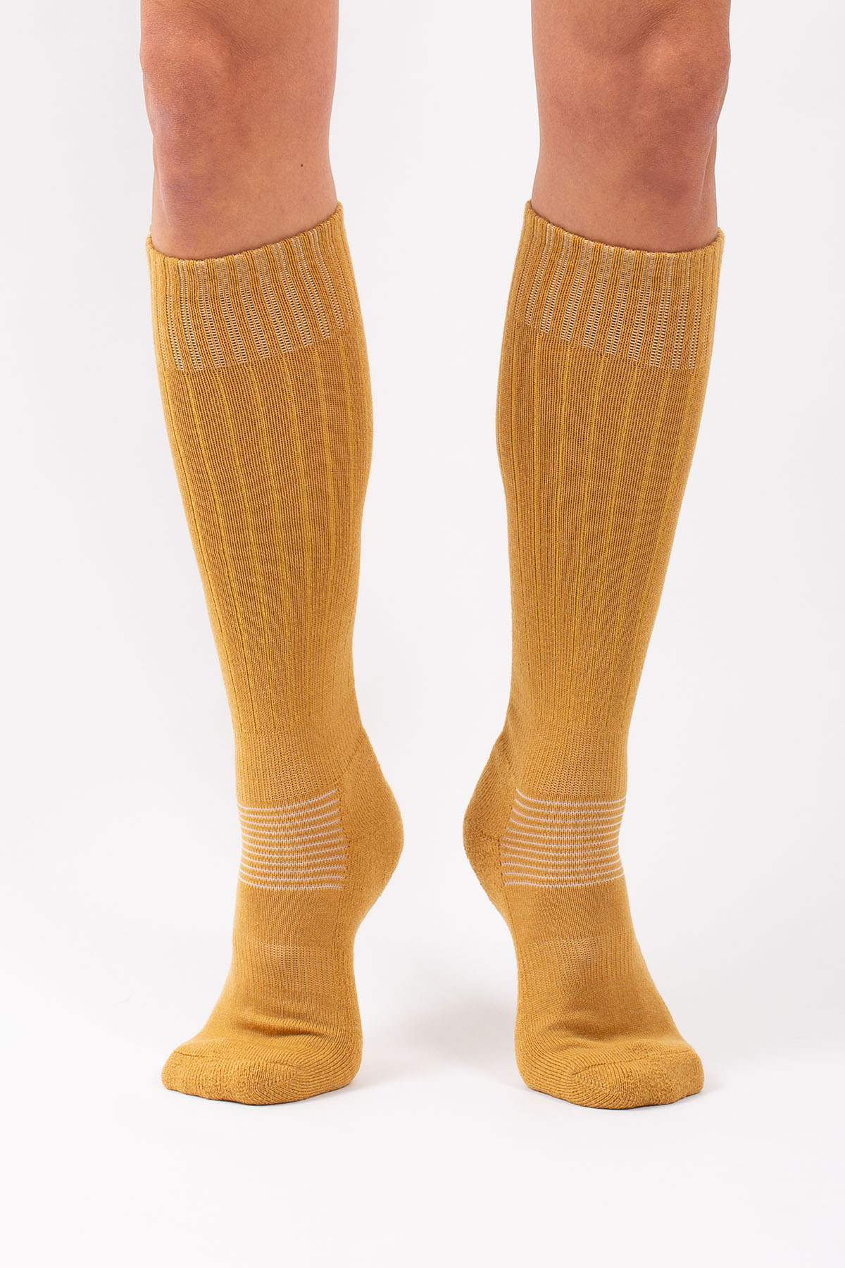 Rib Wool Socks - Faded Amber | 39-41