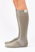 Rib Wool Socks - Faded Oak | 36-38