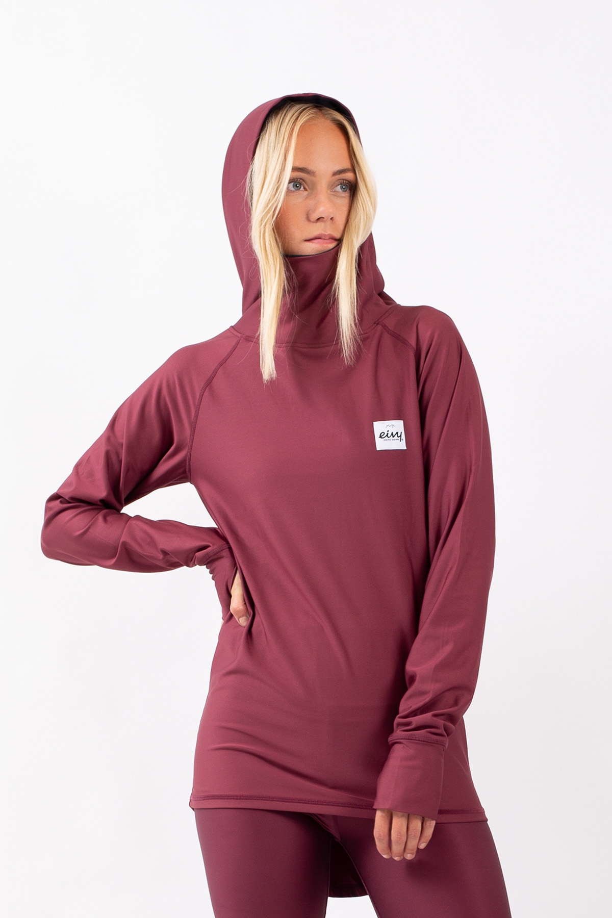 Base Layer | Icecold Hood Top - Wine