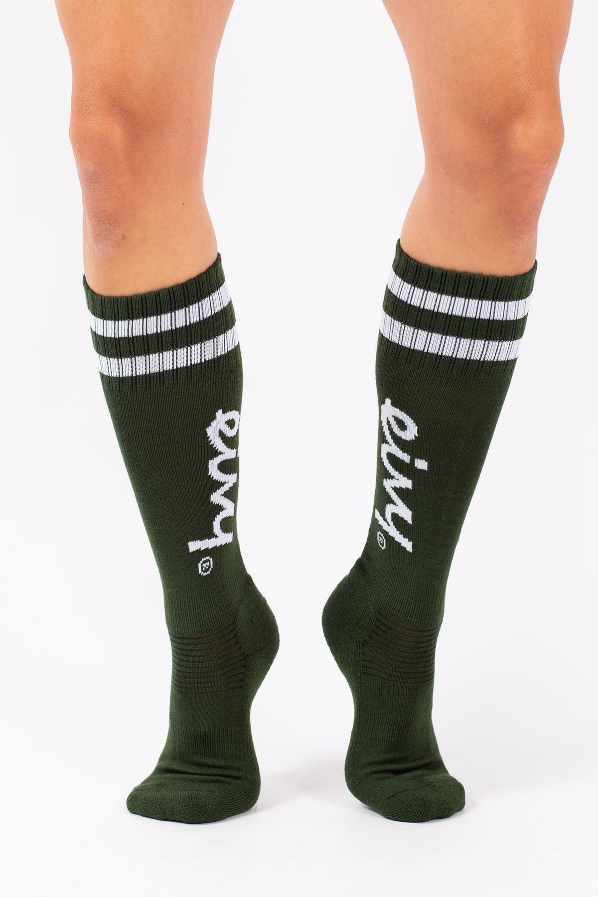 Cheerleader Wool Socks - Forest Green | 39-41