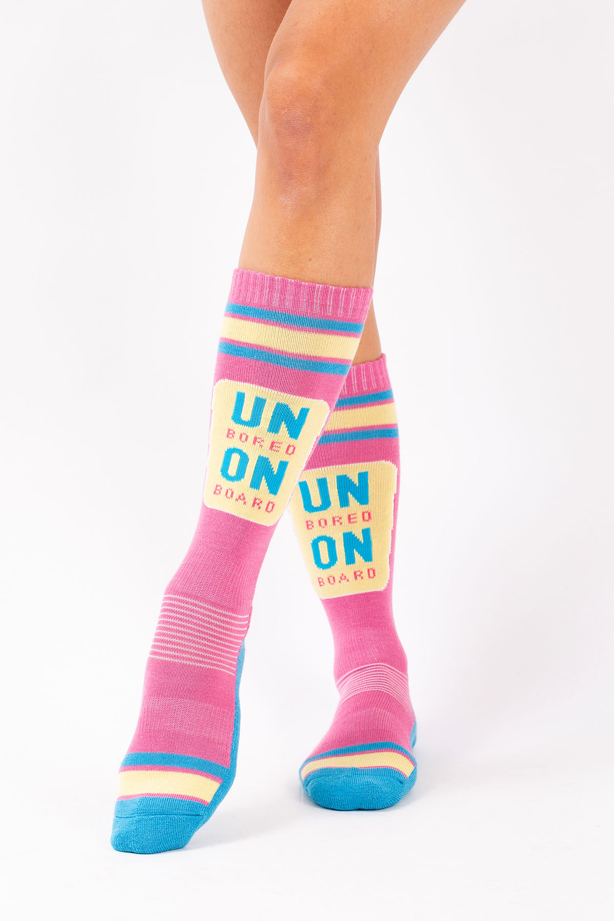 League Wool Socks - MX Pink