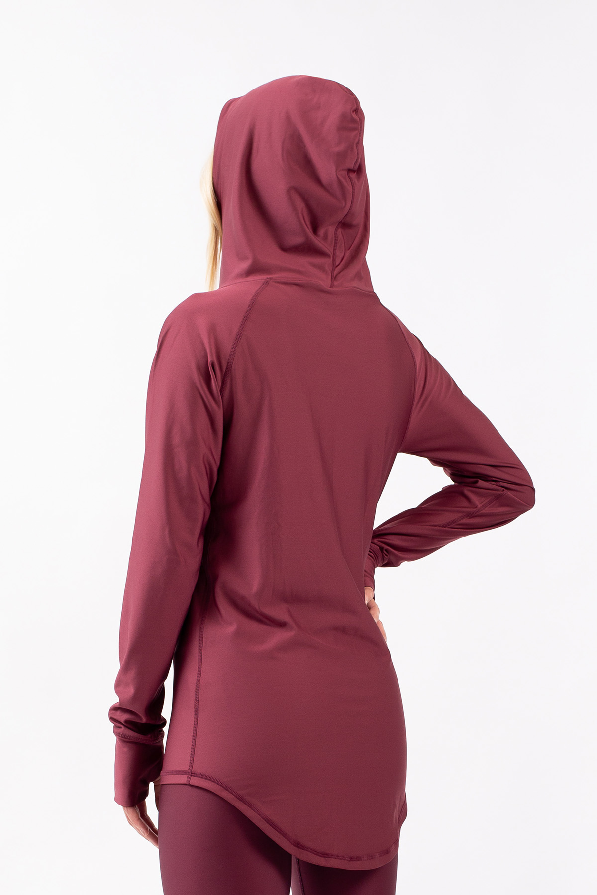 Base Layer | Icecold Hood Top - Wine