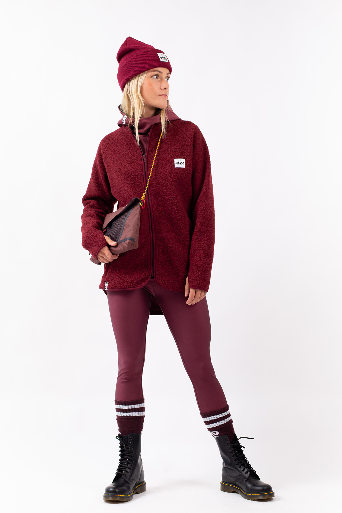 Fleece | Redwood Sherpa Jacket - Wine | S