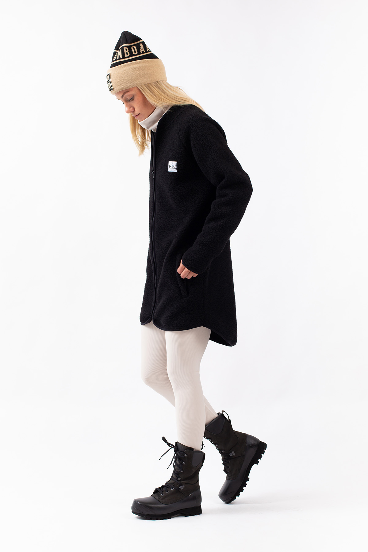 Fleece | Redwood Sherpa Coat - Black Fleece | Redwood Sherpa Coat - Black
