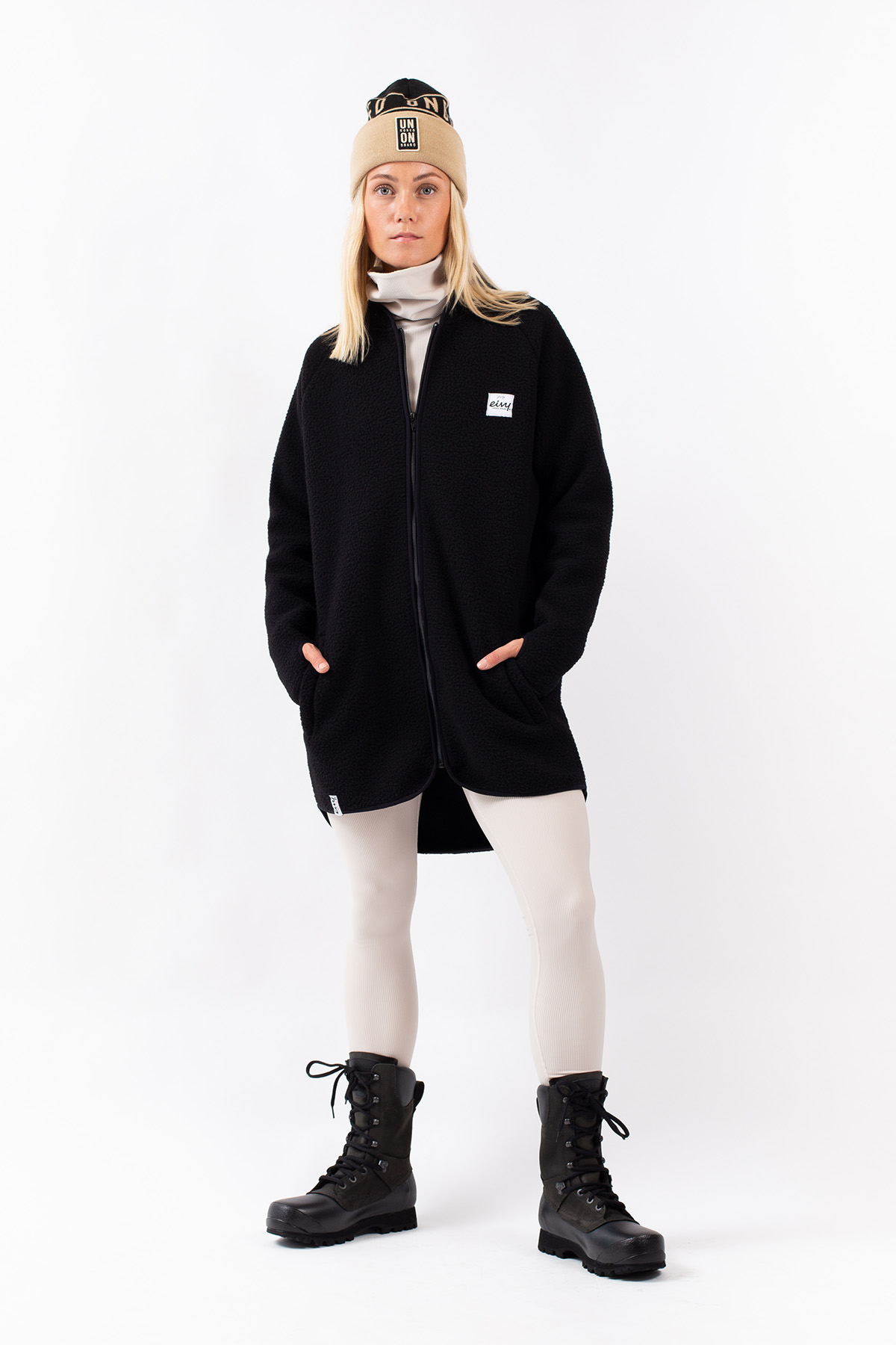 Fleece | Redwood Sherpa Coat - Black Fleece | Redwood Sherpa Coat - Black