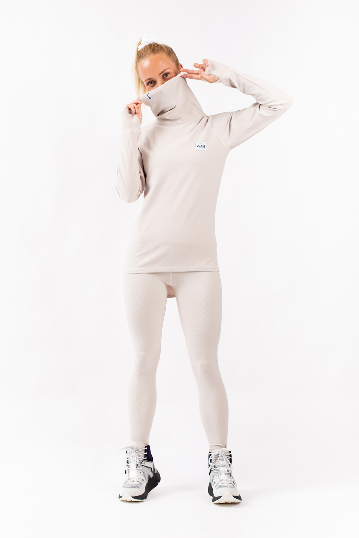 Base Layer | Icecold Rib Top - Faded Cloud