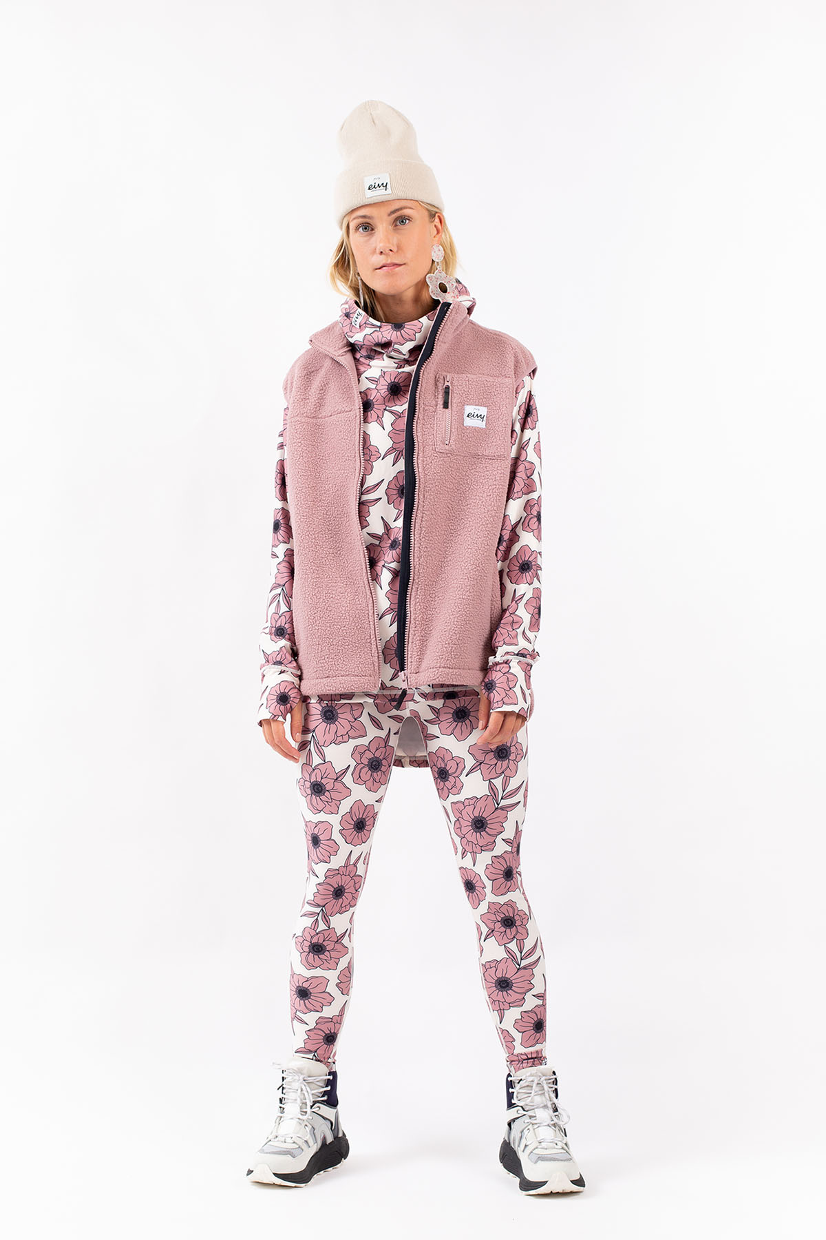 Lumberjackie Sherpa Vest - Faded Woodrose | XXS