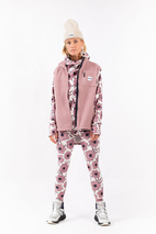 Lumberjackie Sherpa Vest - Faded Woodrose | XXS