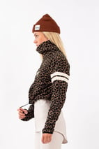 Peg Cropped Fleece - Team Leopard