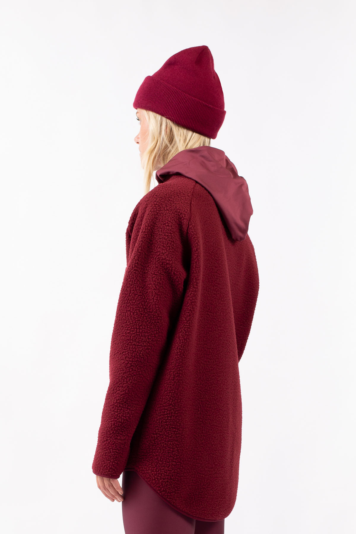 Fleece | Redwood Sherpa Jacket - Wine | XL