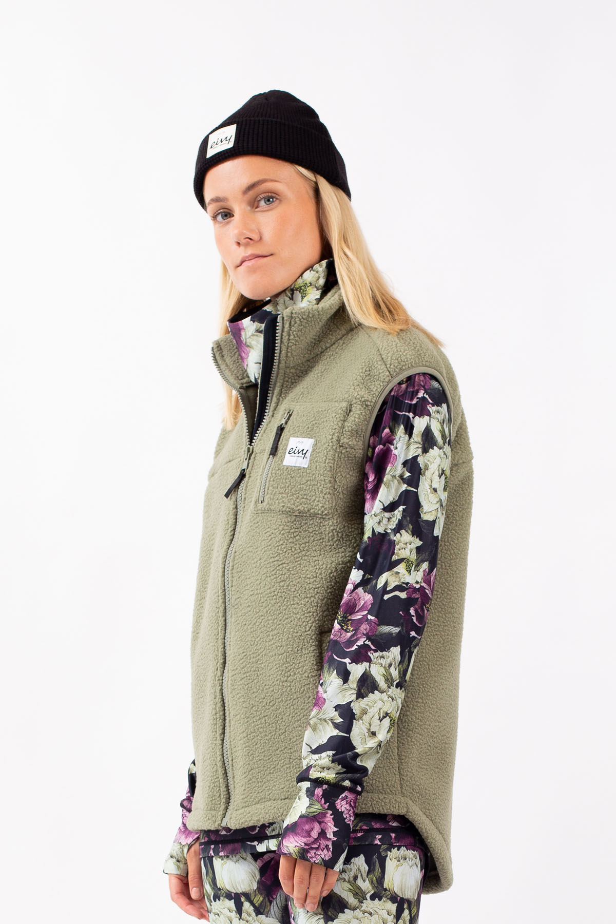Lumberjackie Sherpa Vest - Faded Oak | M