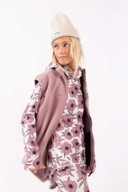 Lumberjackie Sherpa Vest - Faded Woodrose | XXS