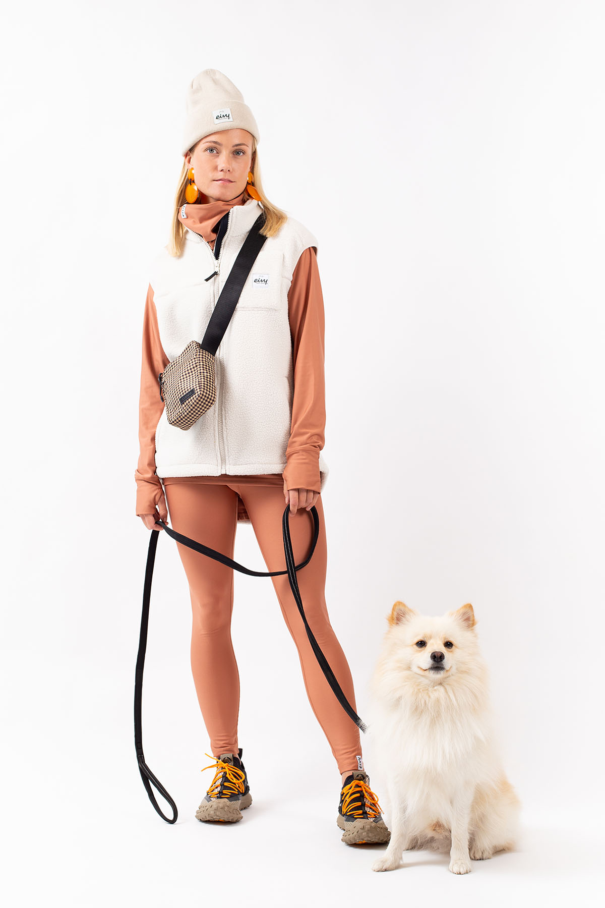Lumberjackie Sherpa Vest - Faded Cloud