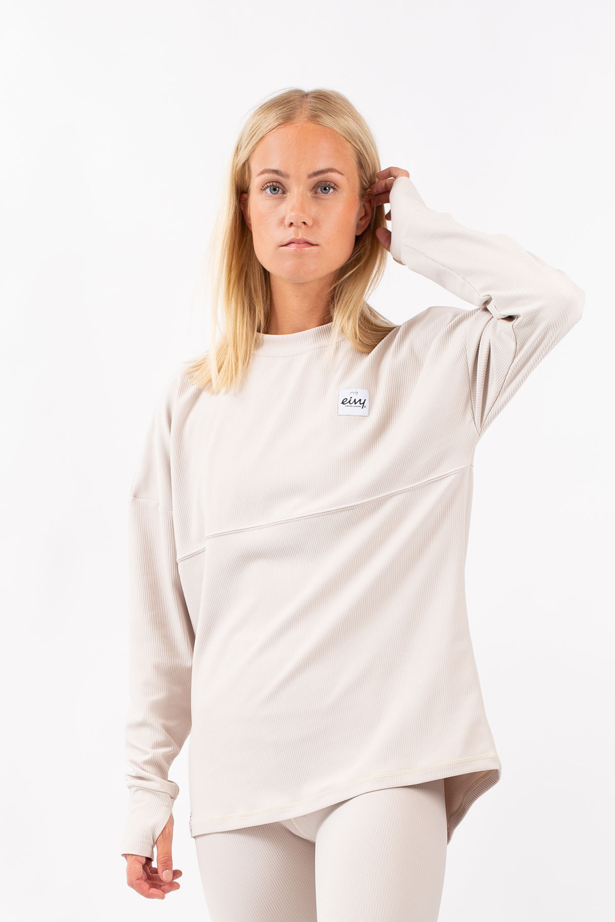 Venture Rib Top - Faded Cloud