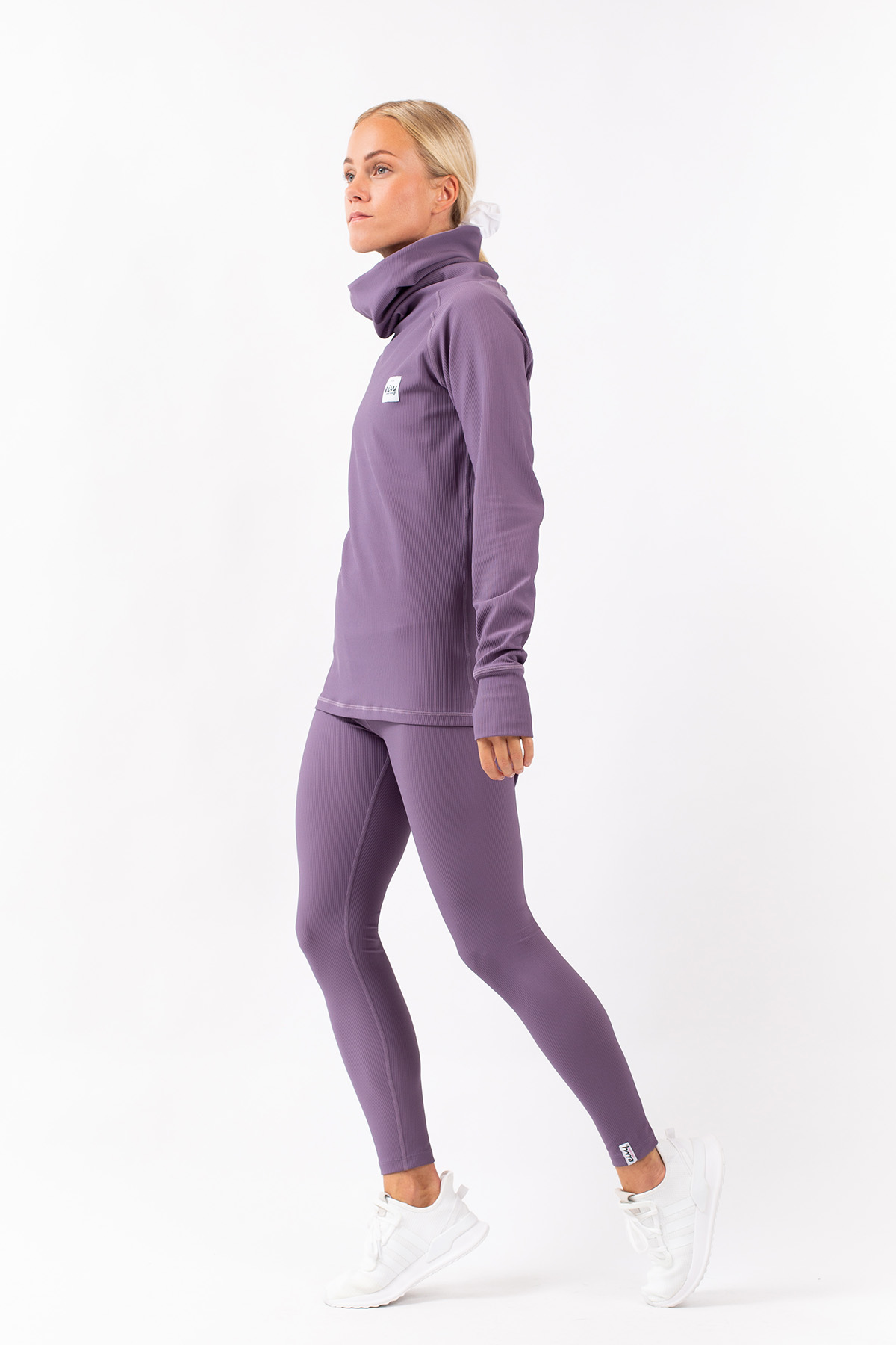 Underställ | Icecold Gaiter Rib Top - Deep Purple