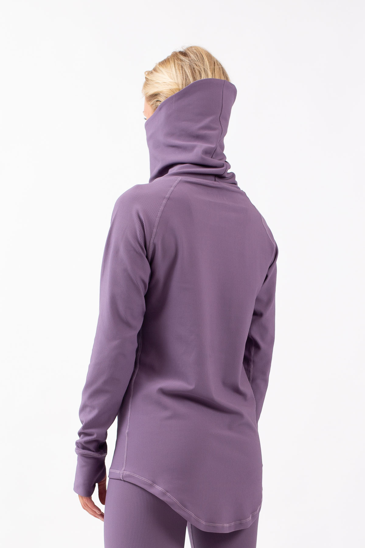 Underställ | Icecold Gaiter Rib Top - Deep Purple