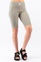 Venture Rib Biker Shorts - Faded Oak