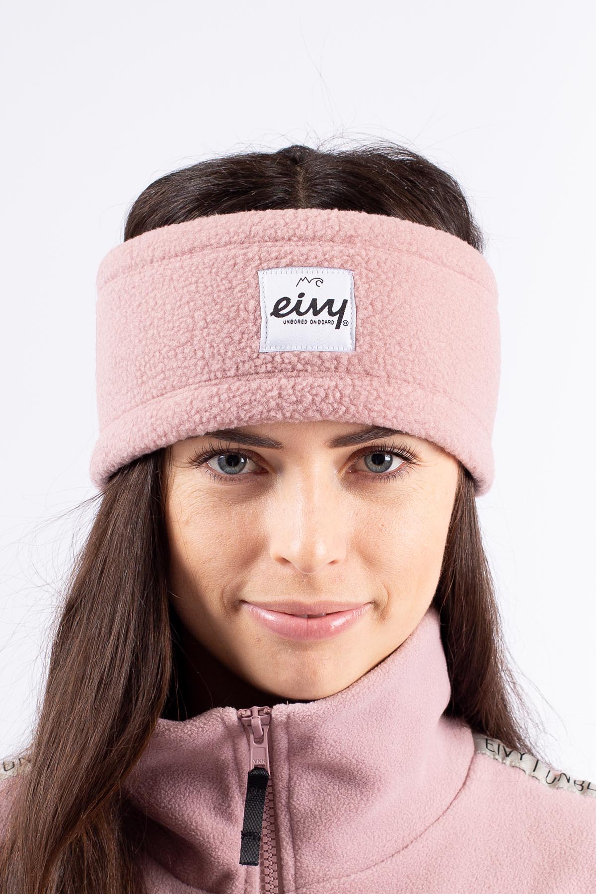 Throwback Sherpa Headband - Faded Woodrose