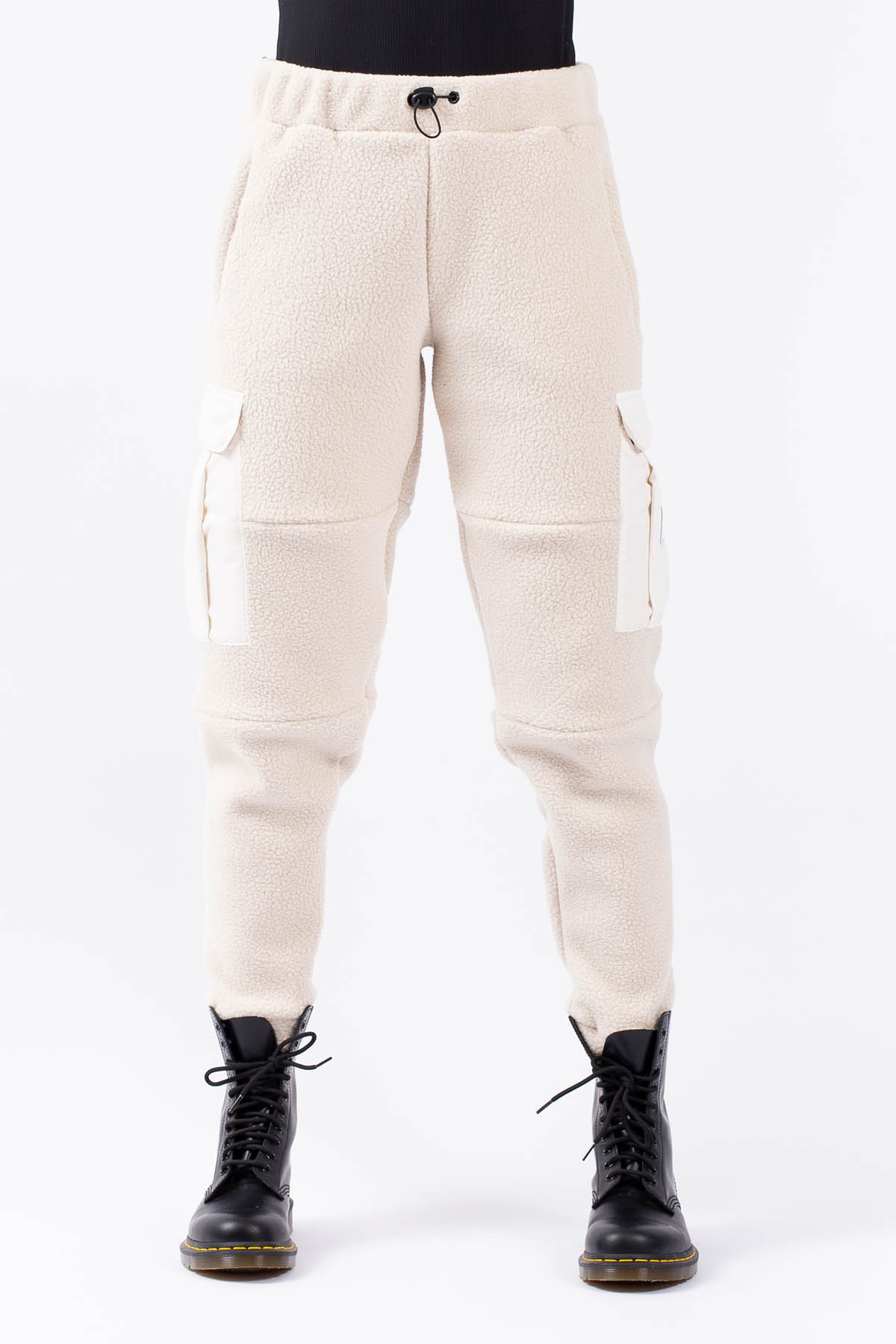 Cargo Sherpa Pants - Faded Cloud