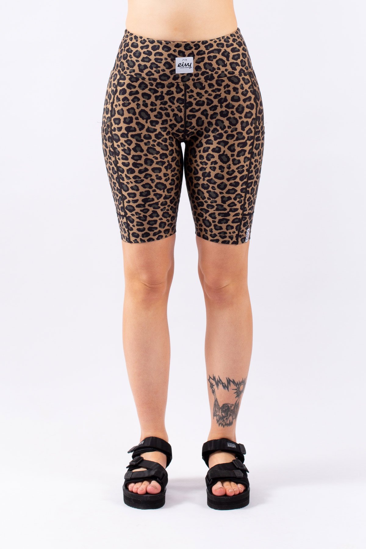 Venture Biker Shorts - Leopard