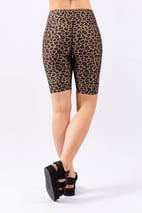 Venture Biker Shorts - Leopard