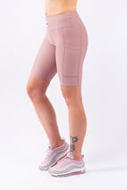 Venture Rib Biker Shorts - Faded Woodrose | M
